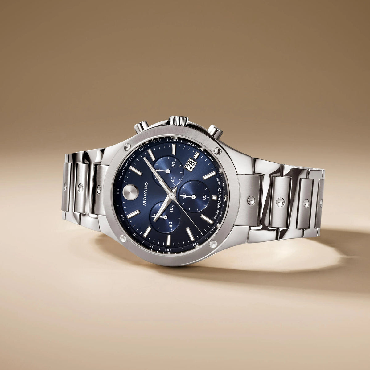 Movado SE Chronograph Blue Dial Men's Watch – 0607931