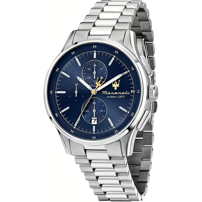 Maserati Sorpasso Blue Chronograph Stainless Steel Men's Watch – R8873624004