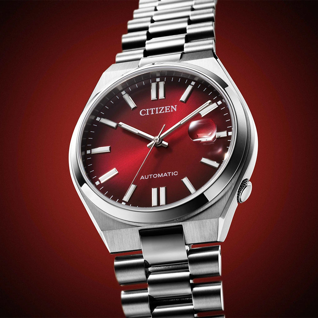 Citizen Tsuyosa Red Dial Automatic Men's Watch – NJ0150-56W