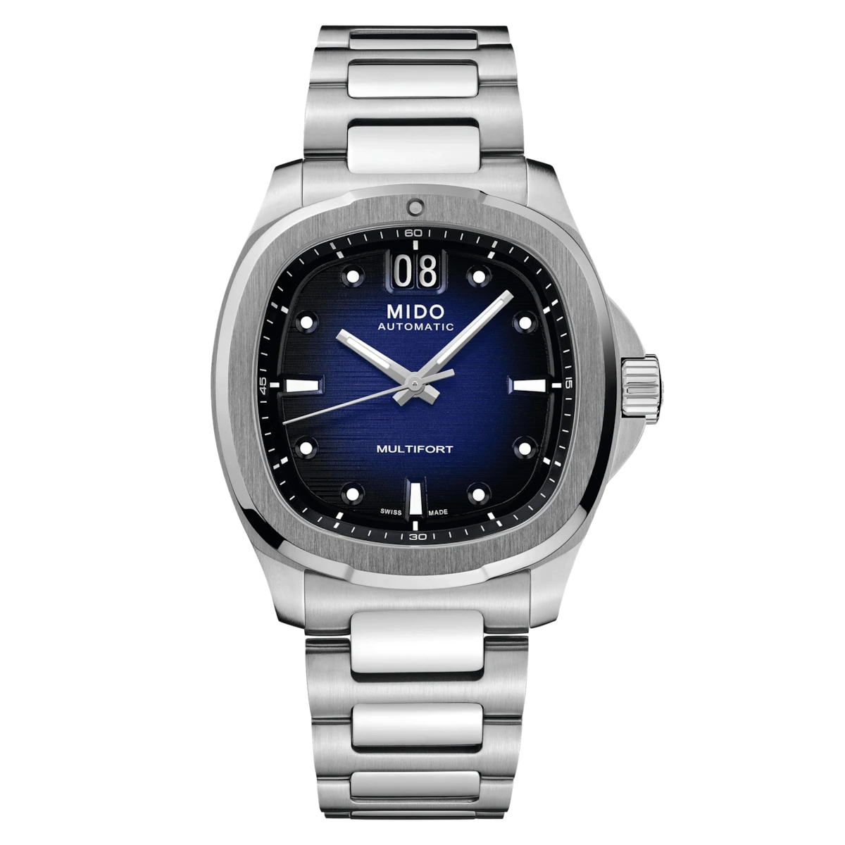 Mido Multifort TV Big Date Blue Dial Men's Watch- M049.526.11.041.00