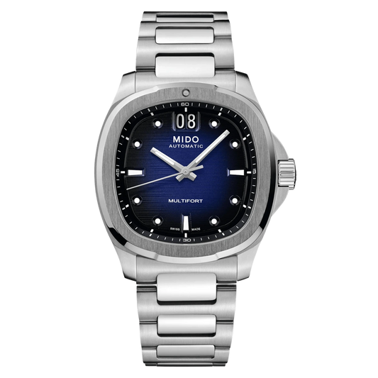 Mido Multifort TV Big Date Blue Dial Men's Watch- M049.526.11.041.00