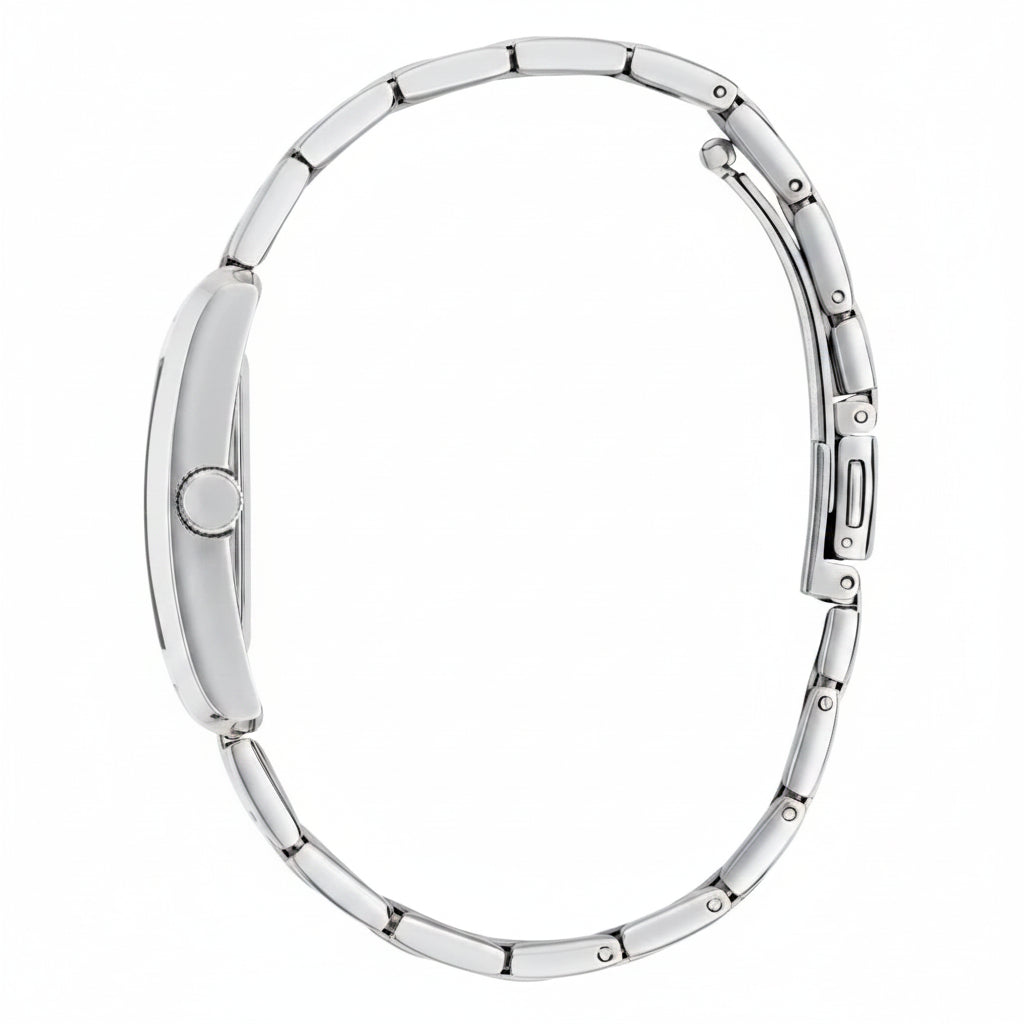 GUESS Bonnie Silver-Tone Blue Dial Ladies Watch – GW0876L1