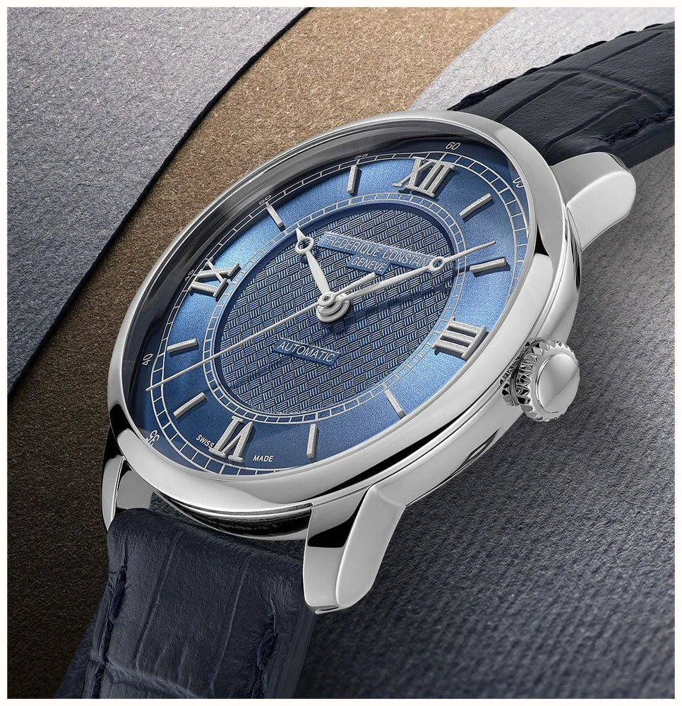Frederique Constant Classics Premiere Blue Dial Automatic Men's Watch – FC-301N3B6