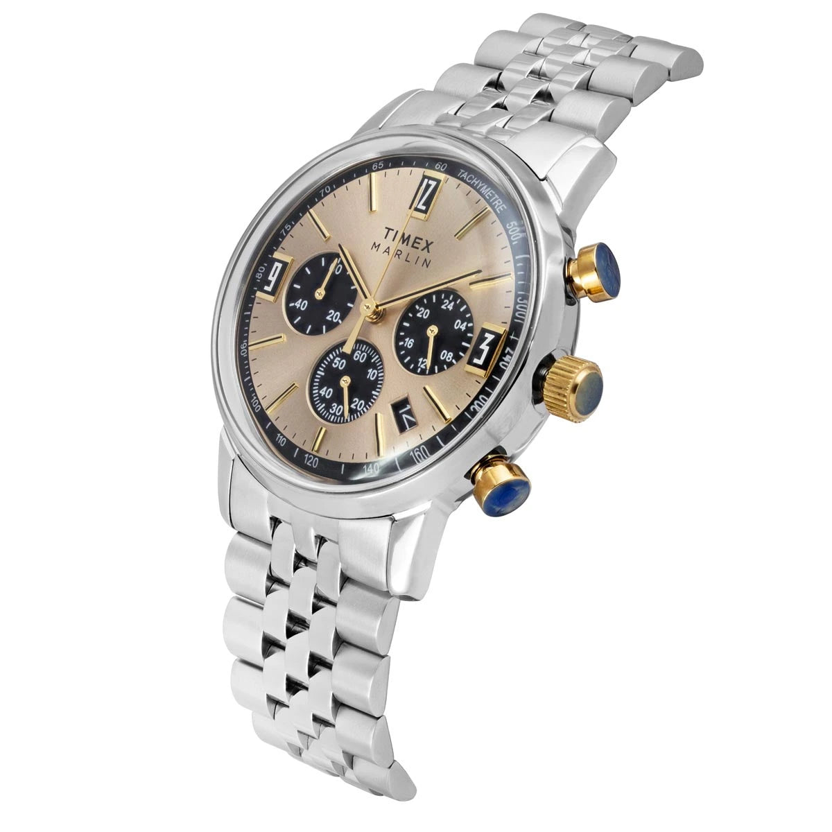 Timex Marlin Champagne Dial Chronograph Men's Watch – TWEG26713