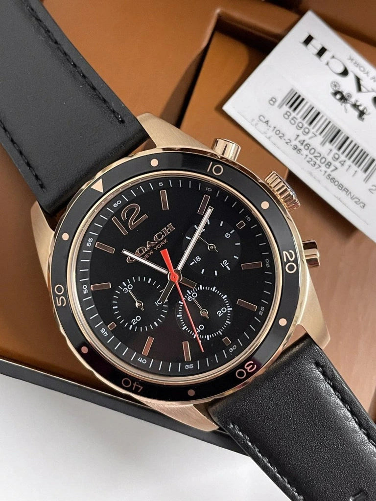 Coach Sullivan Black Dial Men's Chronograph Watch – 14602087
