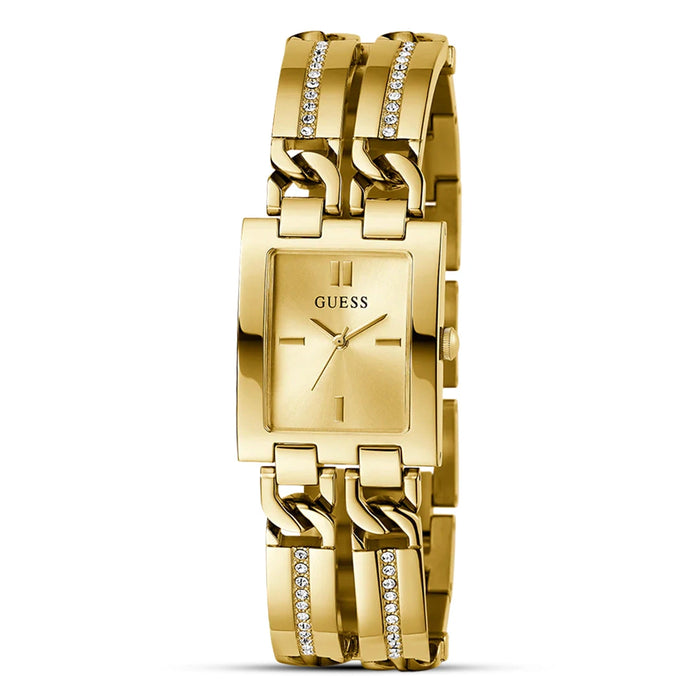 GUESS Gold-Tone Square Analog Ladies Watch – GW0668L2