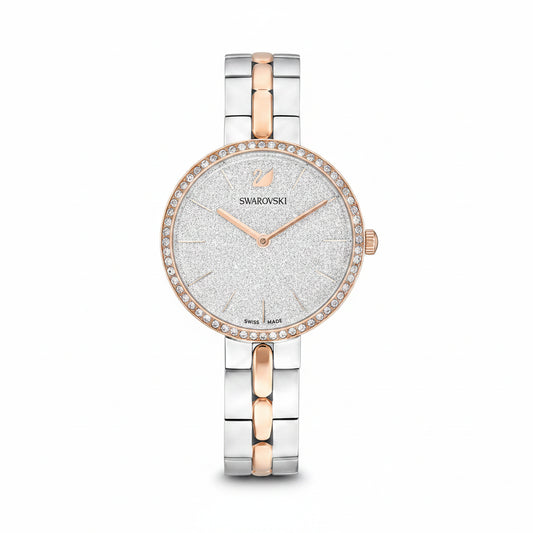 Swarovski Cosmopolitan White Dial Metal Bracelet Ladies Watch – 5644081