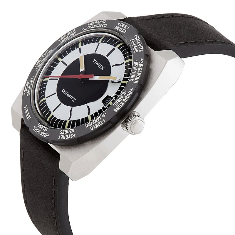 Timex World Time 1972 Reissue Black Dial Men's Watch – TW2V69500