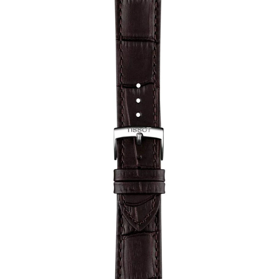 Tissot PR 100 Silver Dial Brown Leather Men's Watch – T150.410.16.031.00
