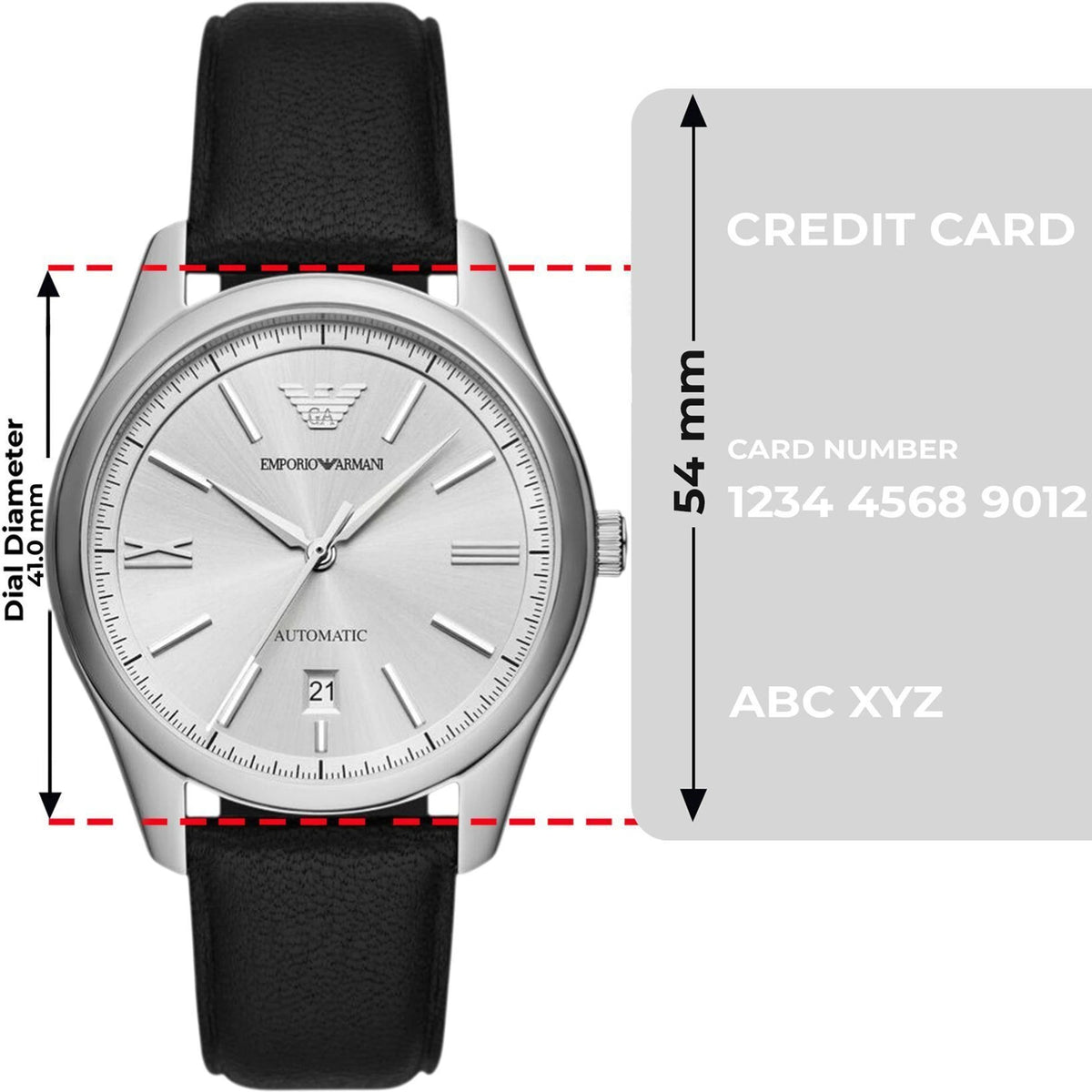 Emporio Armani Antonio White Silver Dial Automatic Men's Watch – AR60077