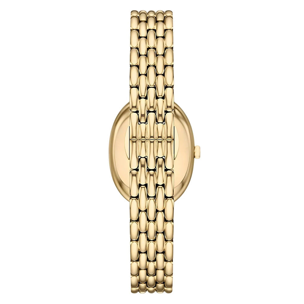 Emporio Armani Sinfonia Grey Dial Gold-Tone Ladies Watch – AR11707