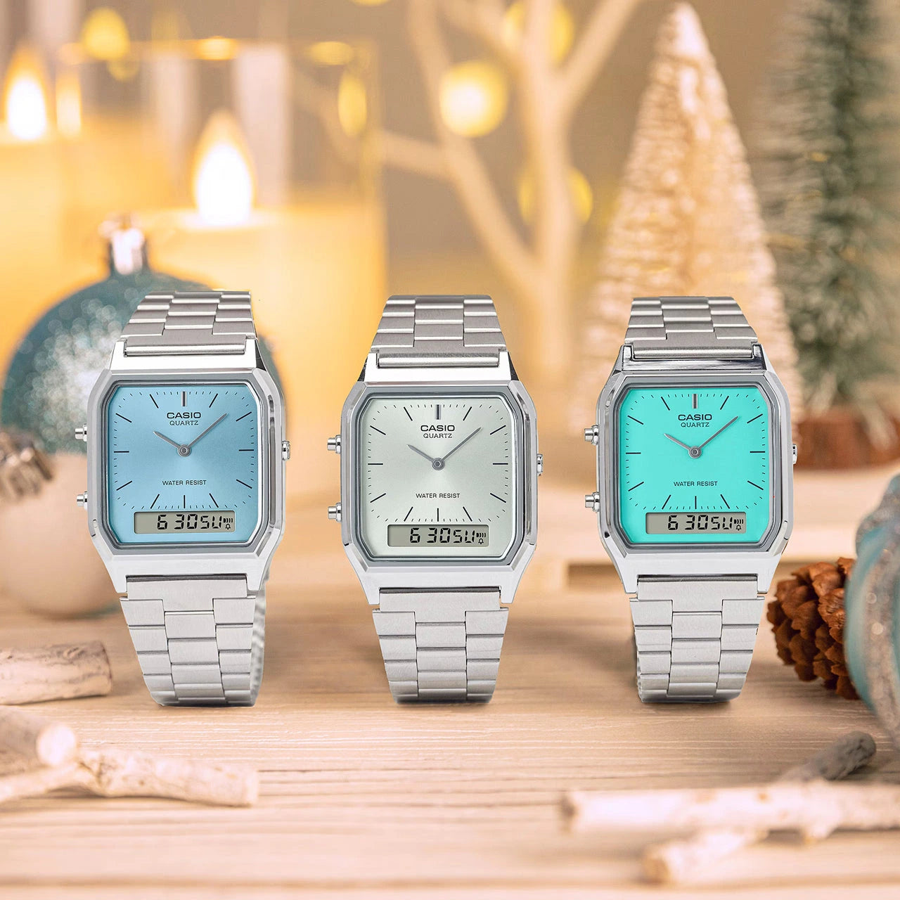 Casio Vintage Ice Blue Dial Unisex Watch – AQ-230A-2A1MQYDF