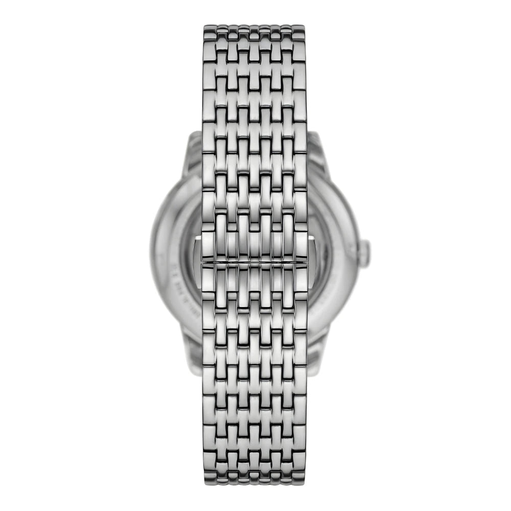 Emporio Armani Automatic Eggshell Sunray Dial Stainless Steel Men's Watch – AR60082
