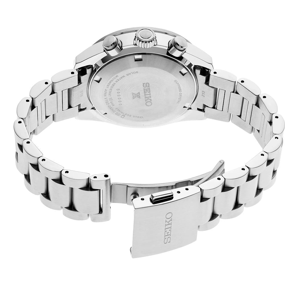 Seiko Prospex Speedtimer Silver Dial Solar Chronograph Men's Watch – SSC911