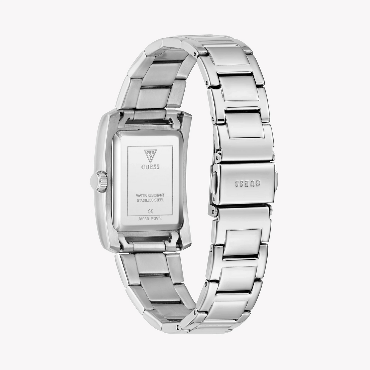 GUESS Bonnie Silver-Tone Blue Dial Ladies Watch – GW0876L1