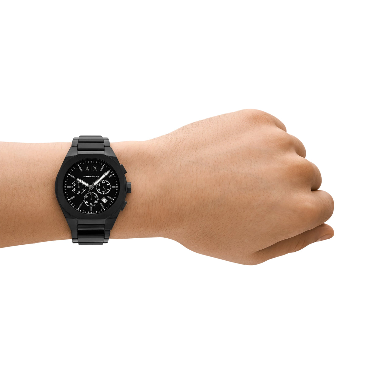 Armani Exchange Sync Black Dial Chronograph Men's Watch – AX4183