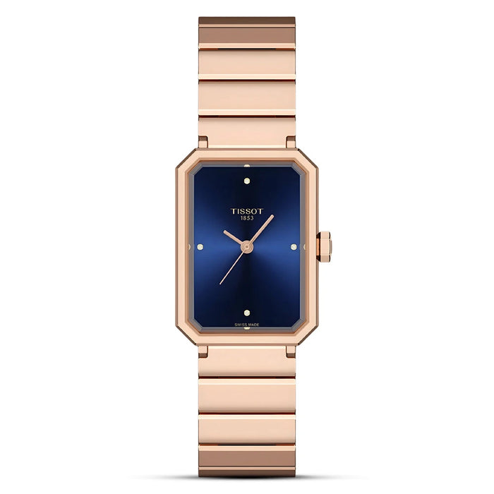 Tissot SRV 30mm Blue Dial Rose Gold-Tone Ladies Watch – T160.110.33.046.00