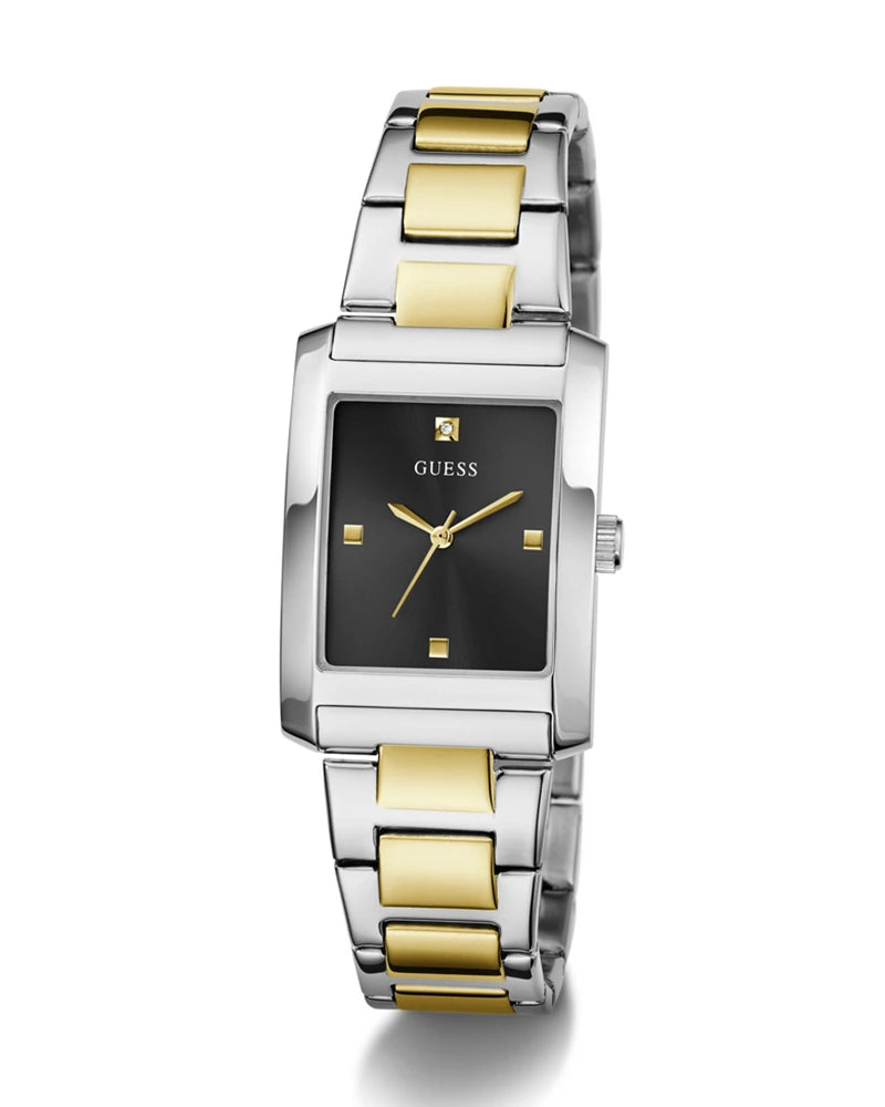 GUESS Bonnie Two-Tone Black Dial Ladies Watch – GW0876L3