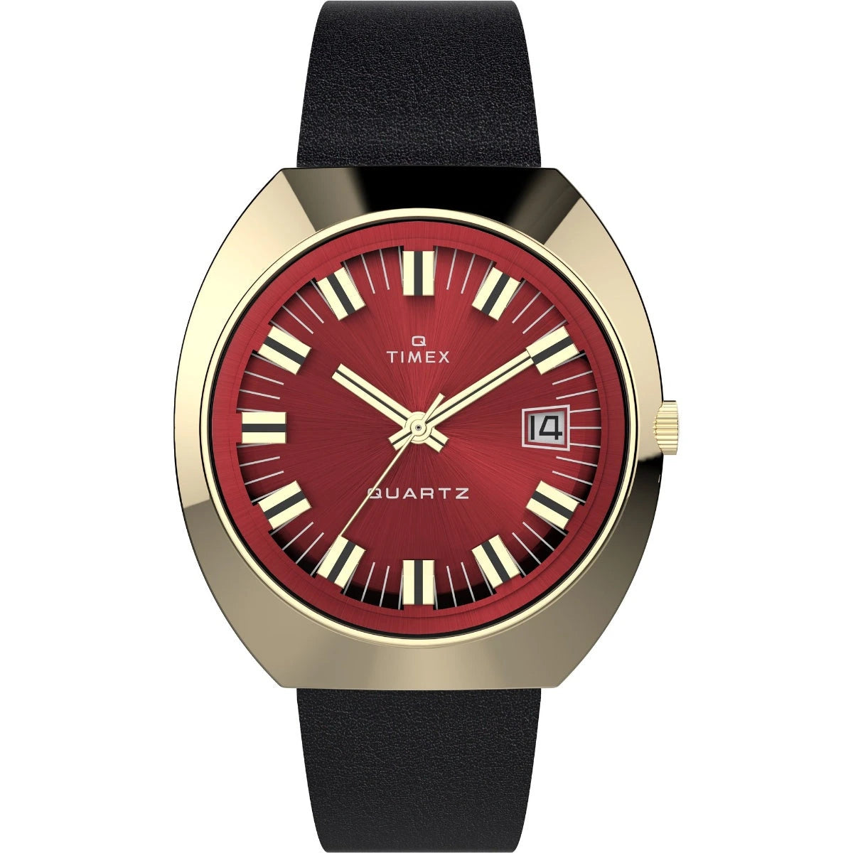 Timex Q Timex 1972 Reissue Burgundy Dial Men's Watch – TW2V25400U9