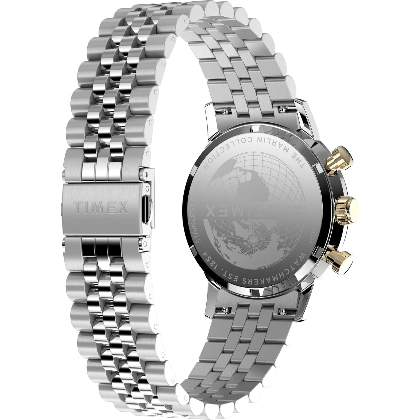 Timex Marlin Champagne Dial Chronograph Men's Watch – TWEG26713