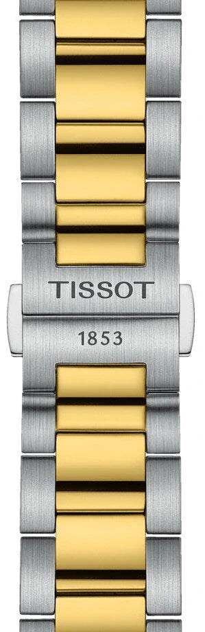 Tissot PR 100 Silver Dial Two-Tone Chronograph Men's Watch – T150.417.22.031.00
