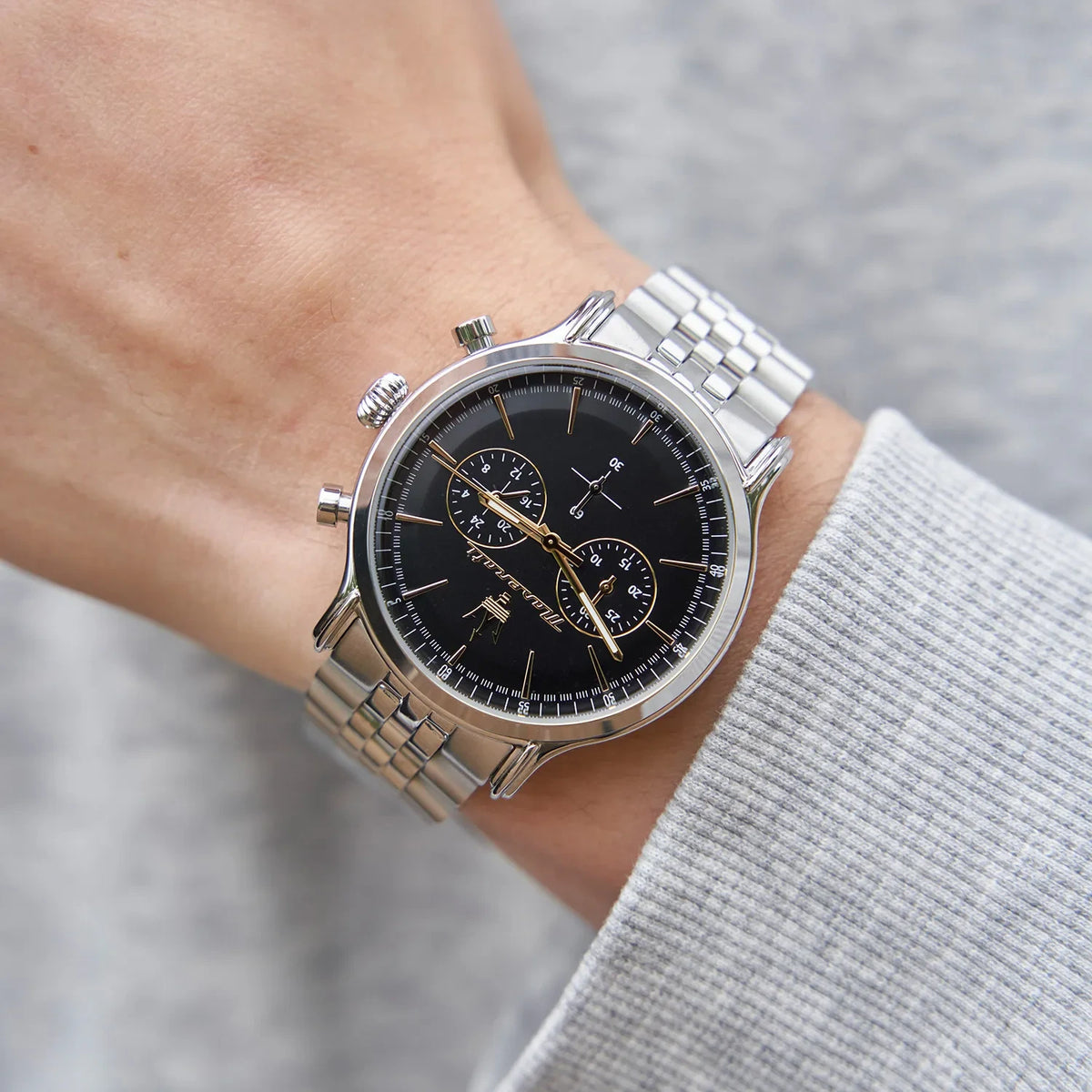 Maserati Epoca Chronograph Black Dial Men's Watch – R8873618017
