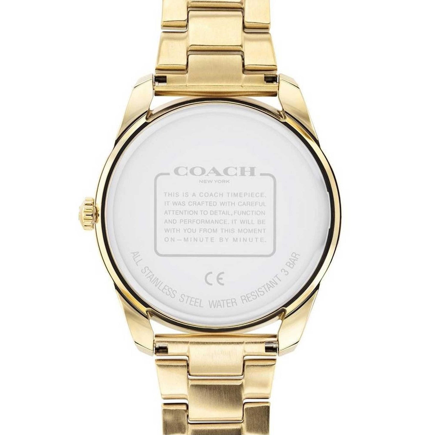 Coach Preston Rainbow Crystal Gold-Tone Ladies Watch – 14503657