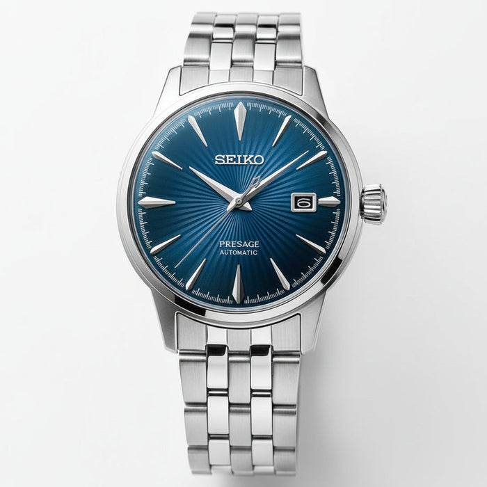 Seiko Presage Cocktail Time Blue Dial Automatic Men's Watch – SRPB41J1