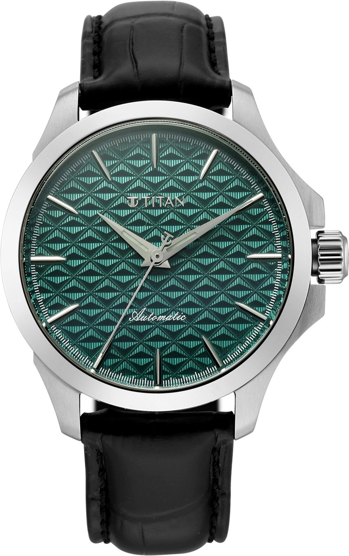Titan Automatic Infinium Teal Dial Men's Watch – 10077SL03