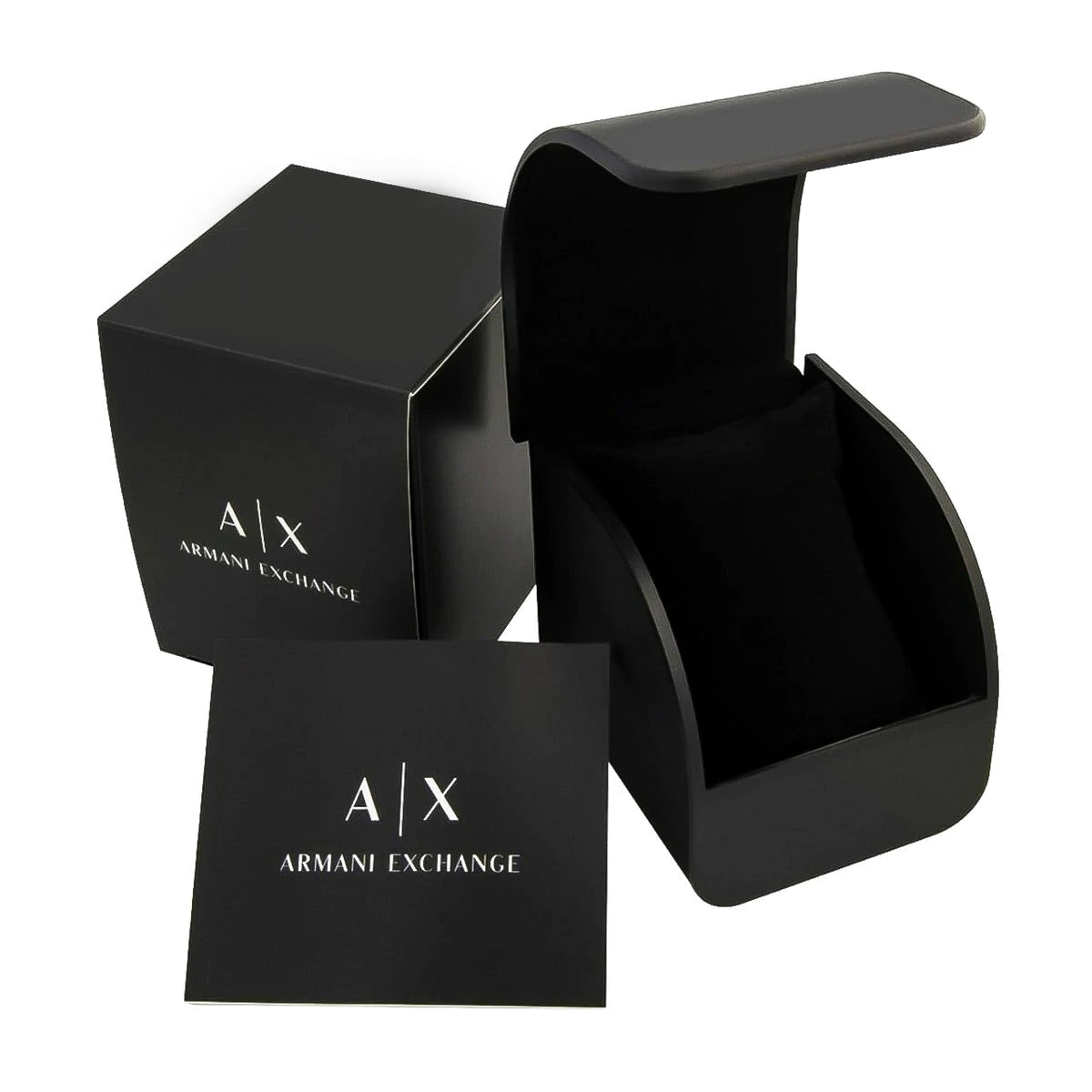 Armani Exchange Blue Dial Gunmetal Ladies Watch – AX5812