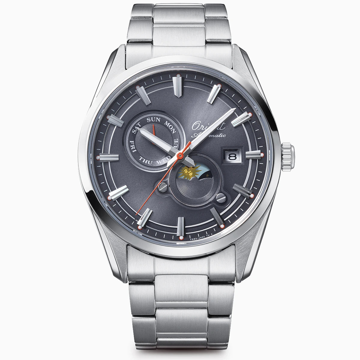 Orient 75th Anniversary Limited Edition Stretto Sun & Moon Automatic Watch – RA-AK0311N