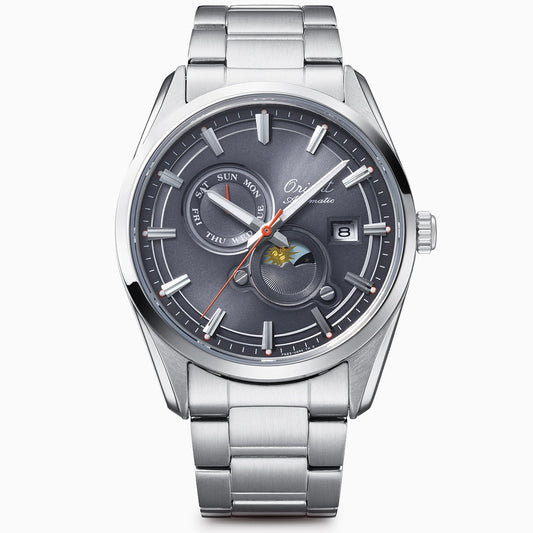 Orient 75th Anniversary Limited Edition Stretto Sun & Moon Automatic Watch – RA-AK0311N