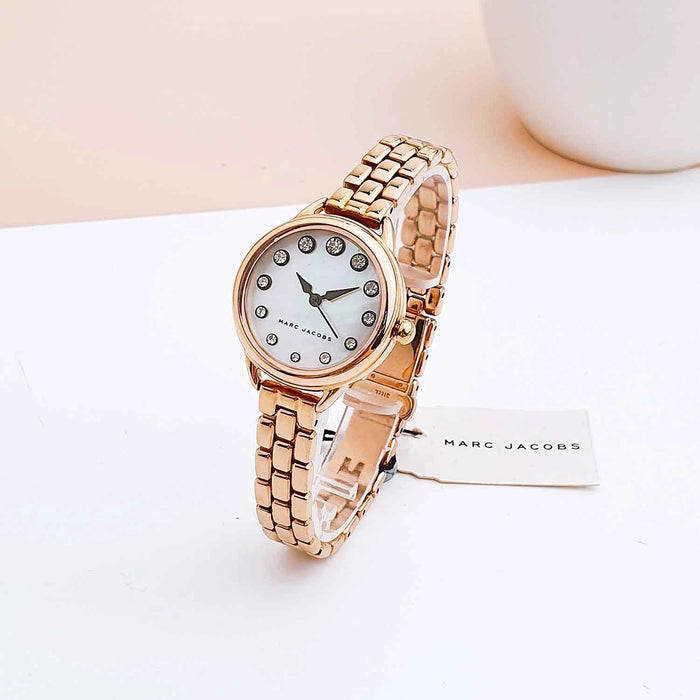 Marc Jacobs Betty Rose Gold Mother of Pearl Dial Ladies Watch – MJ3511