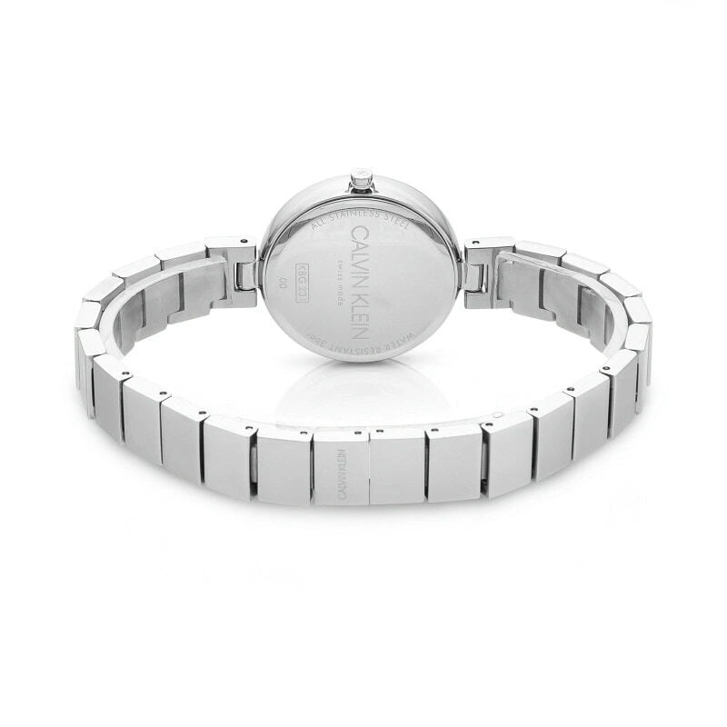 Calvin Klein Authentic Silver Dial Stainless Steel Ladies Watch – K8G23146