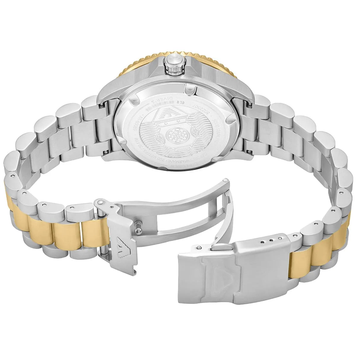 Emporio Armani Sea Explorer Automatic Two-Tone Stainless Steel Men's Watch – AR60089