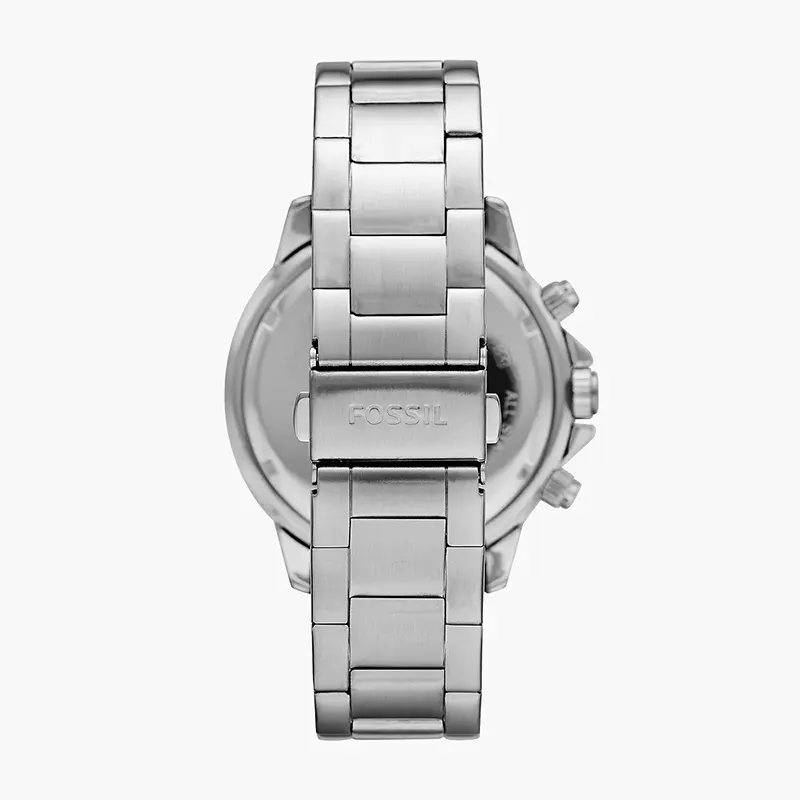 Fossil Neutra Chronograph Blue Sunray Dial Stainless Steel Men's Watch – BQ2503