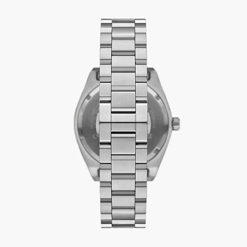 Emporio Armani Federico Black Dial Stainless Steel Bracelet Men's Watch – AR80077