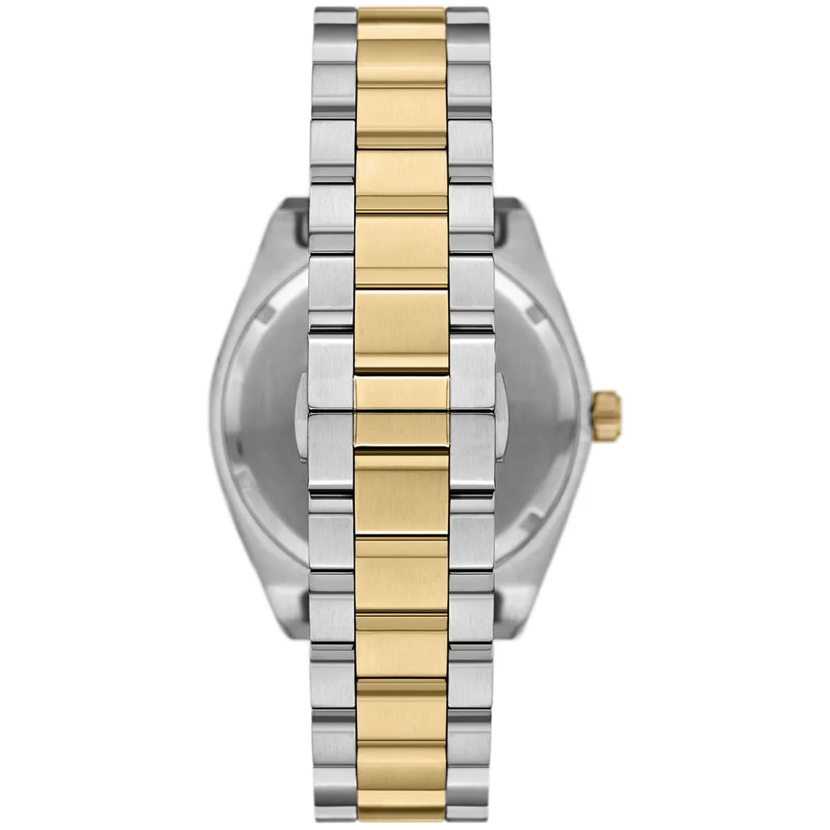 Emporio Armani Federico Black Dial Two-Tone Stainless Steel Men's Watch – AR11715