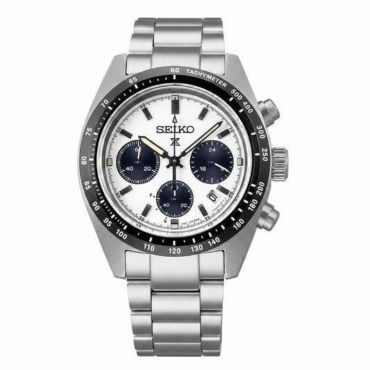 Seiko Prospex Speedtimer Solar Chronograph Panda Dial Men's Watch – SSC813P1