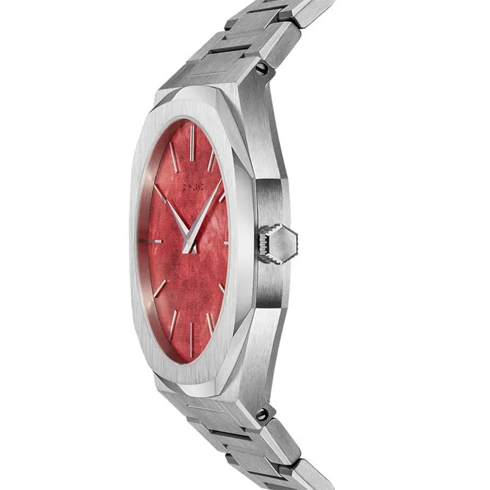 D1 Milano Ultra Thin Red Water color Dial Men's Watch – UTBJ20