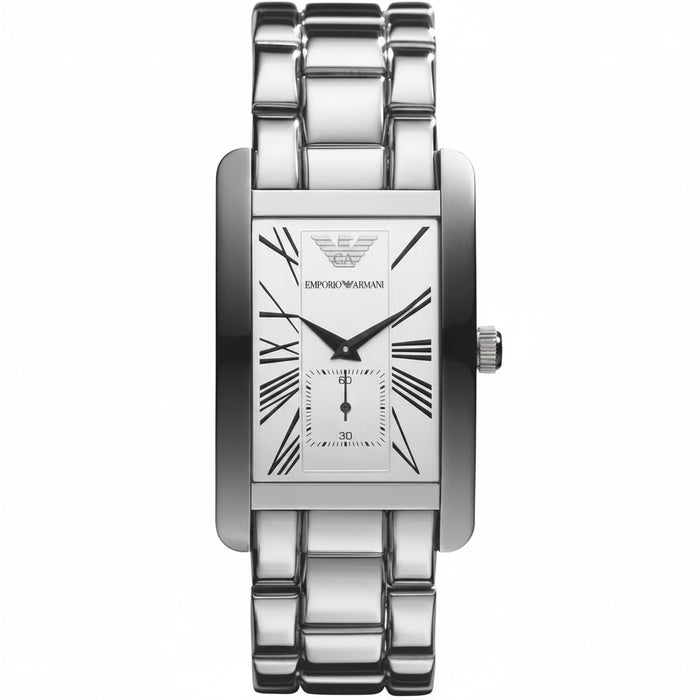 Emporio Armani Classic Silver Dial Men's Watch – AR0145