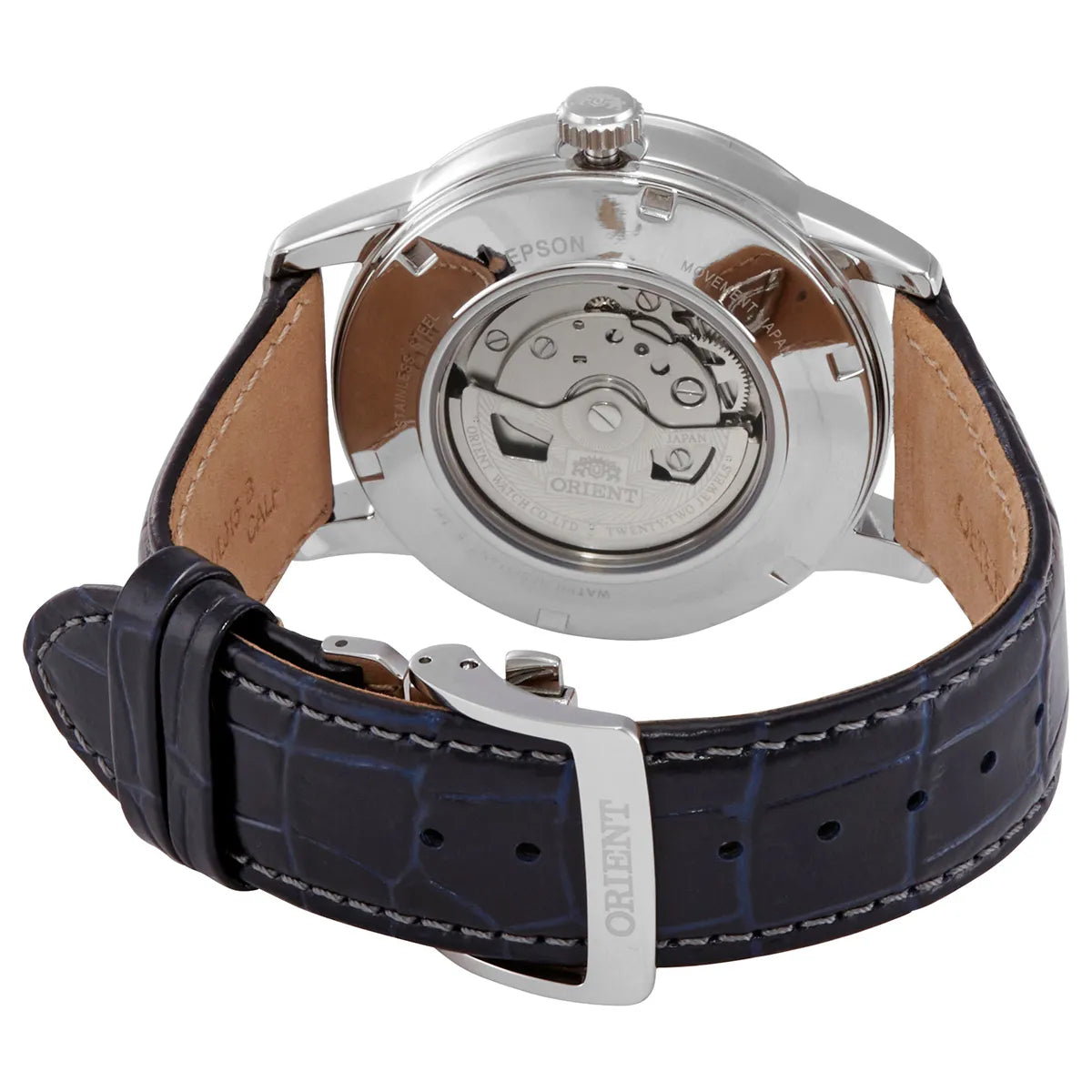 Orient Classic Sun & Moon Blue Dial Automatic Men's Watch – RA-AK0011D30B