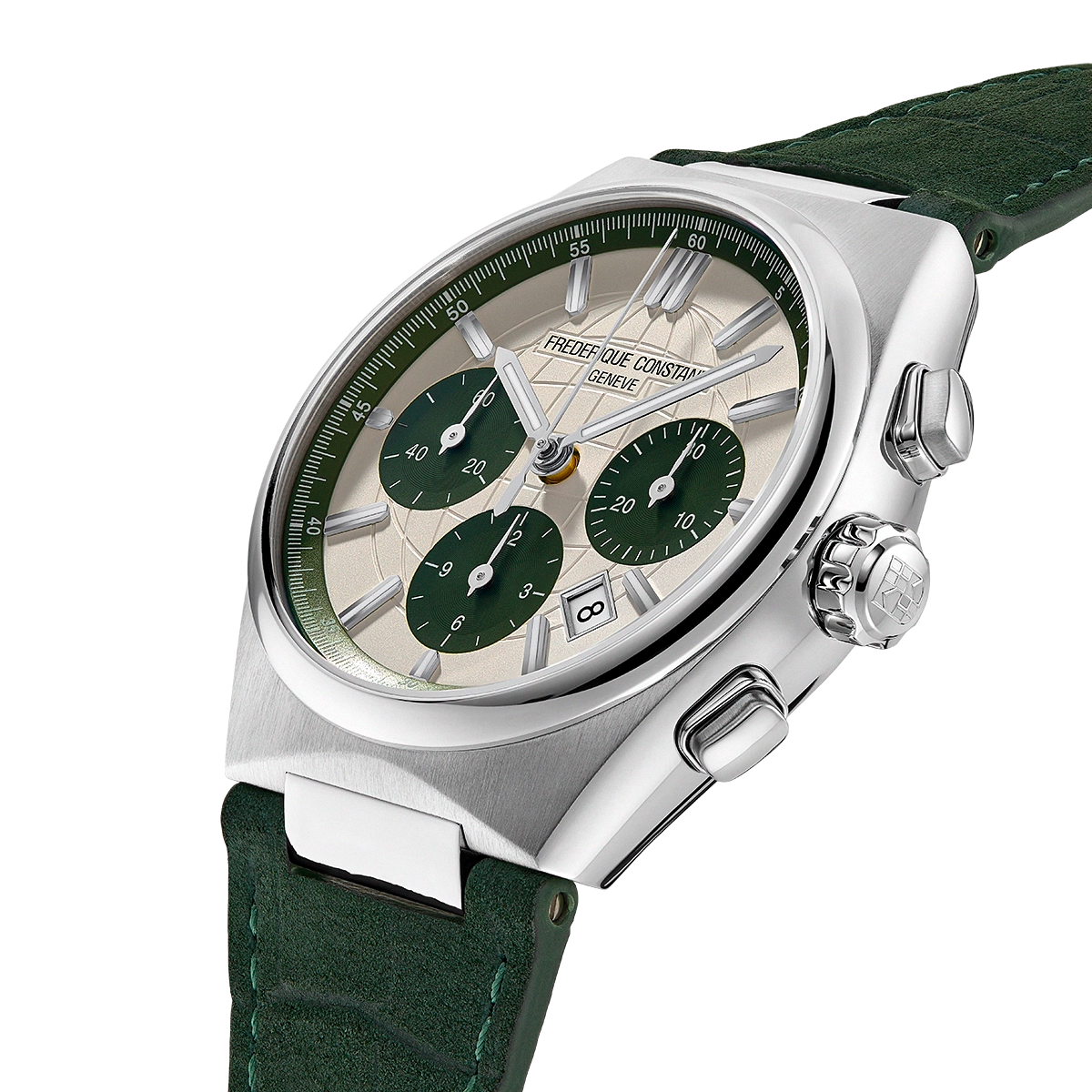 Frederique Constant Highlife Chronograph Automatic Green Dial Men's Watch – FC-391SGR4NH6