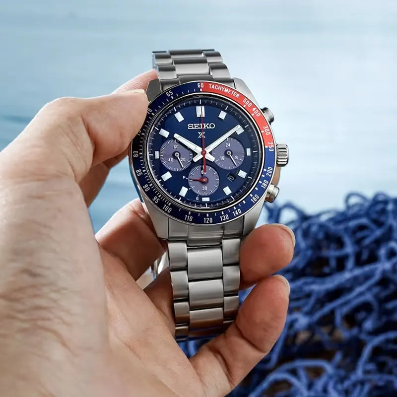 Seiko Prospex Speedtimer Solar Chronograph Men's Watch – SSC913