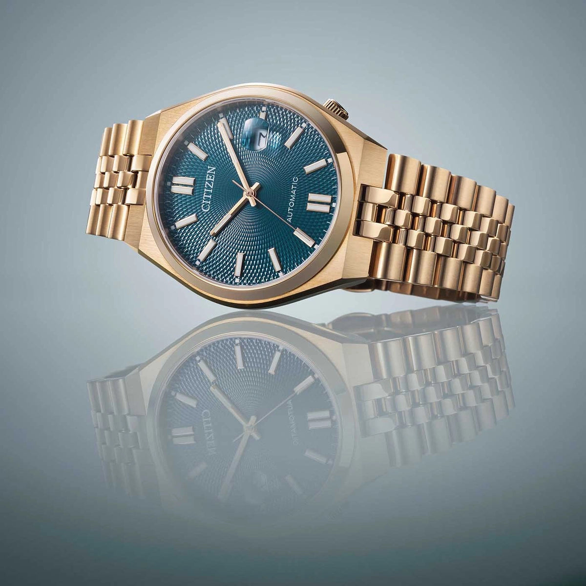 Citizen Tsuyosa 60 Blue Dial Automatic Men's Watch – NK0023-57L