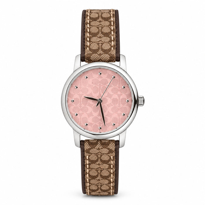 Coach Classic Signature Pink Dial Ladies Watch – 14503399