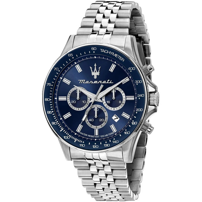 Maserati Sfida Blue Dial Chronograph Men's Watch – R8873640025