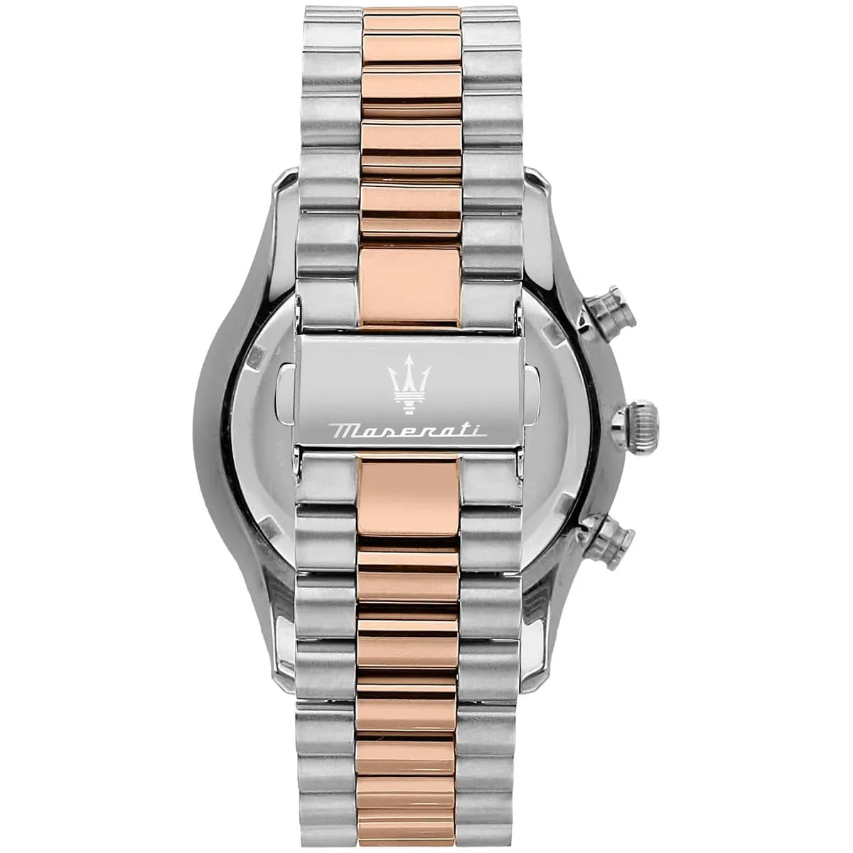 Maserati Tradizione Chronograph White Dial Two-Tone Men's Watch – R8873646002