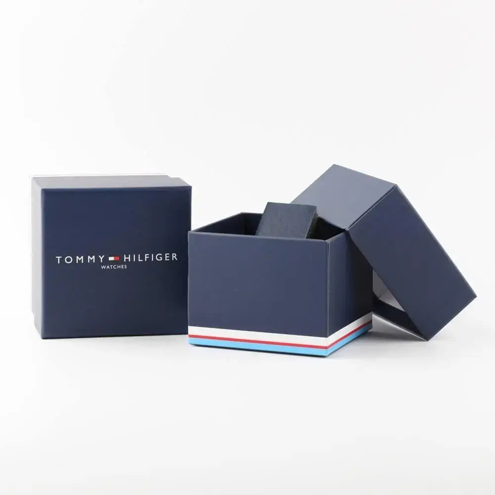 Tommy Hilfiger Decker Black Dial Silicone Men's Watch Watch | 1791473