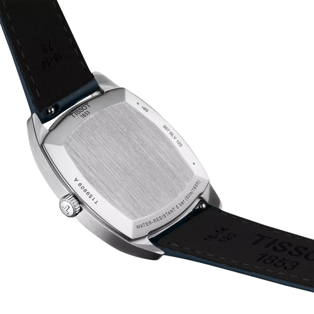 Tissot Stylist Quartz Blue Dial Leather Strap Watch – T159.909.16.043.00